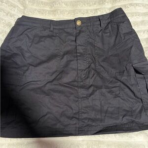 SHEIN Charcoal Utility Skirt